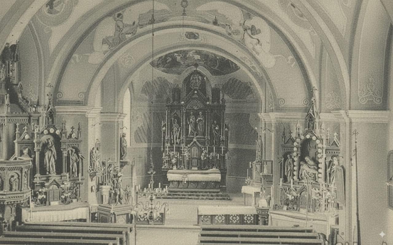 historická fotka kostola v námestove